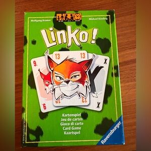 Ravensburger Linko! Card Game with Green and Yellow Box